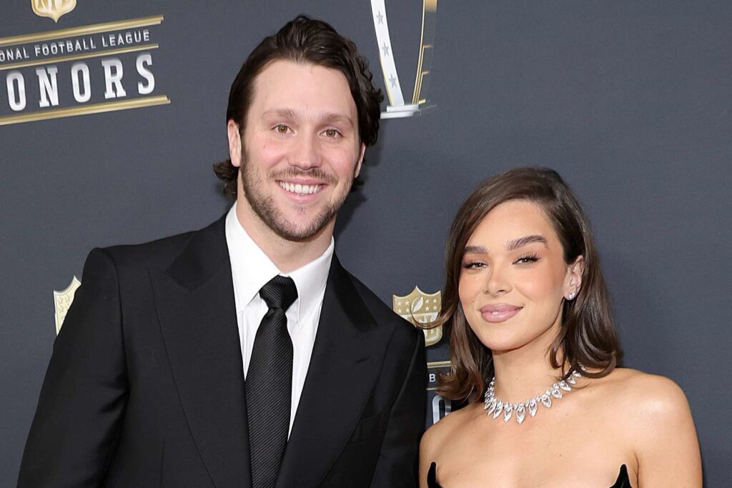 Hailee Steinfeld with Josh Allen