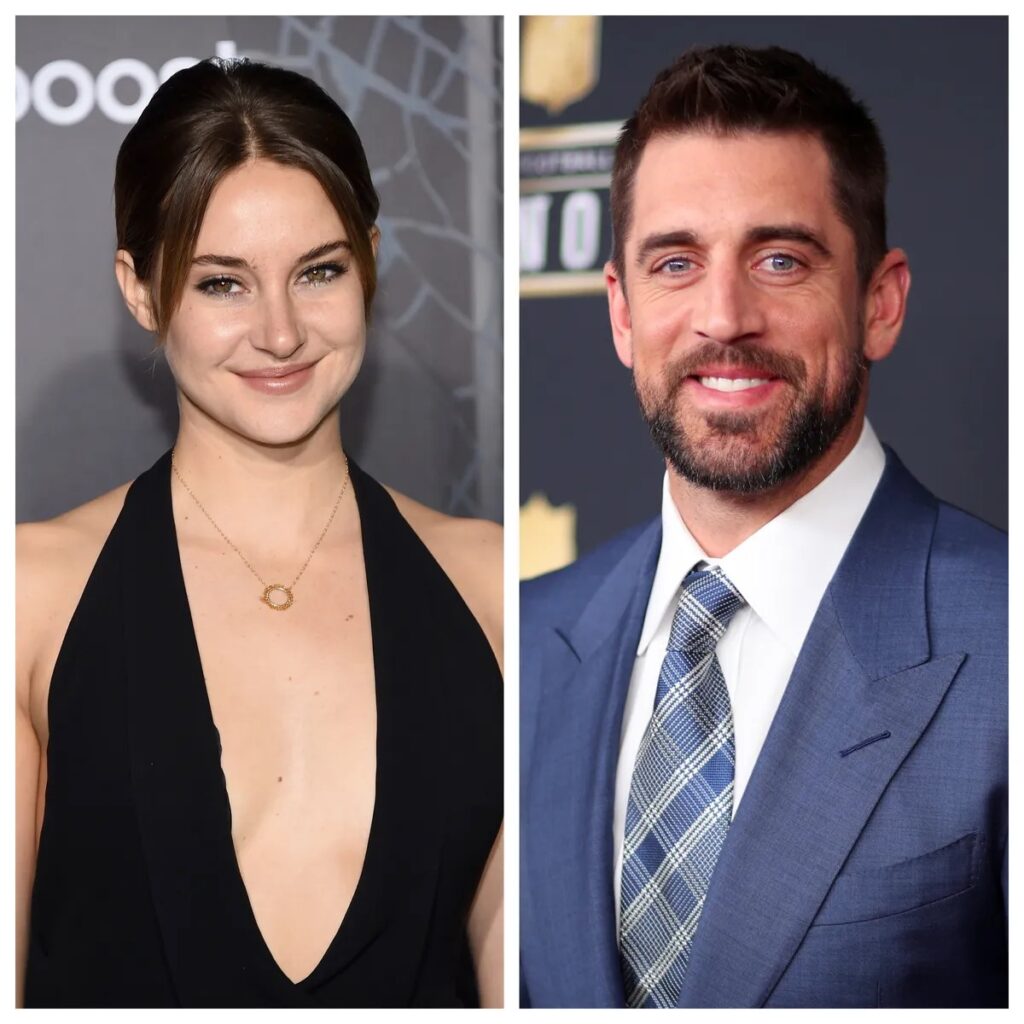 Aaron Rodgers and Shailene Woodley