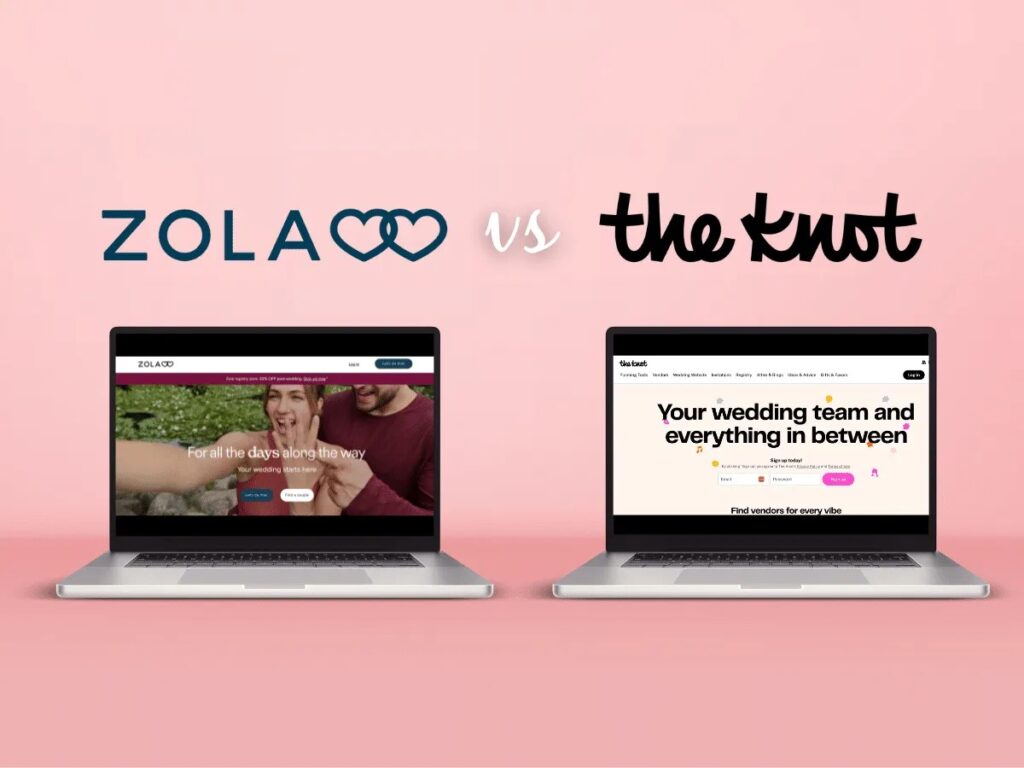 Free Wedding Planning Website | Zola vs The Knot