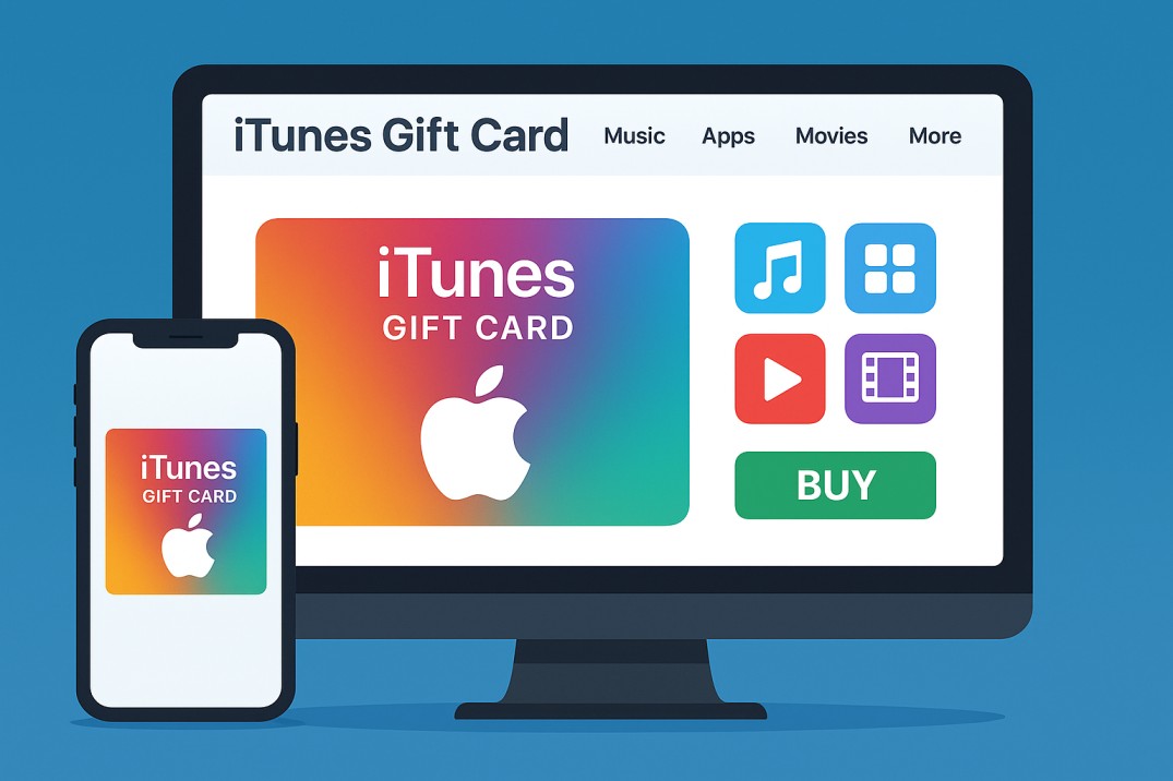 iTunes Gift Card Online Platform Offering Easy Access to Music, Apps, Movies, and Digital Entertainment Purchases