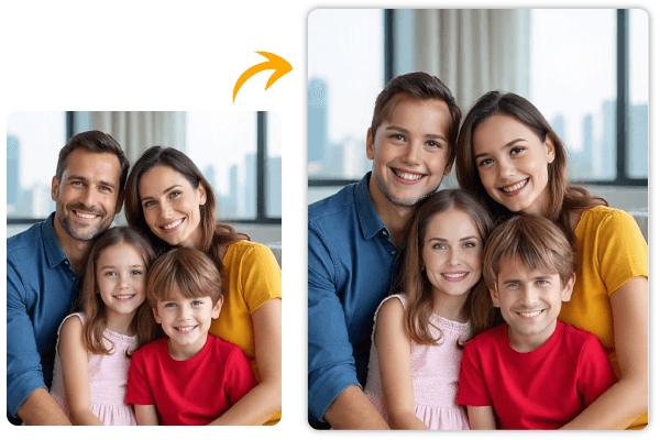 Easy Multiple Face Swap: Modify Groups with a Single Click