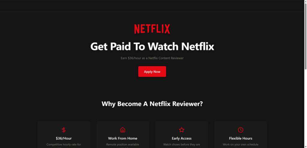 how to become a Netflix reviewer