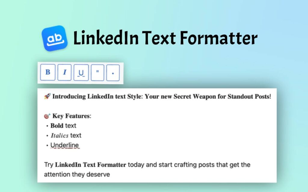 Linkedin Text Linkedin Text Formatter | Linkedin Logo