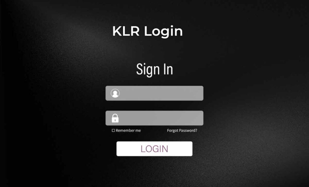 KLR Login Service 137