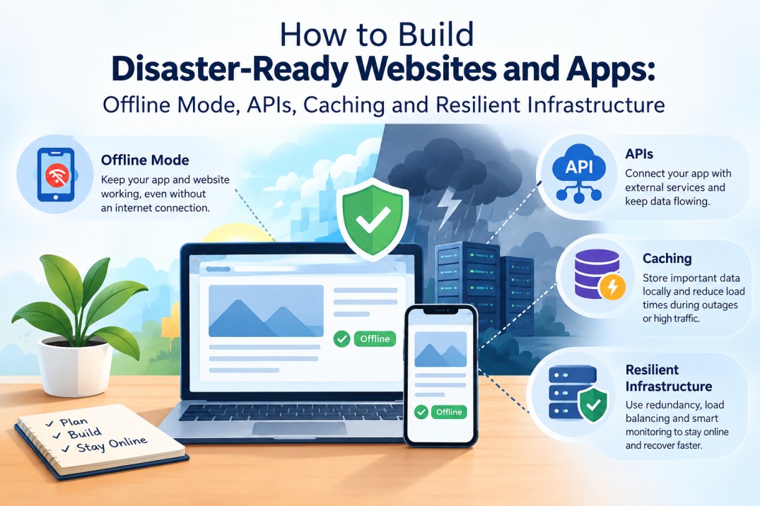 How to Build Disaster-Ready Websites and Apps: Offline Mode, APIs, Caching and Resilient Infrastructure