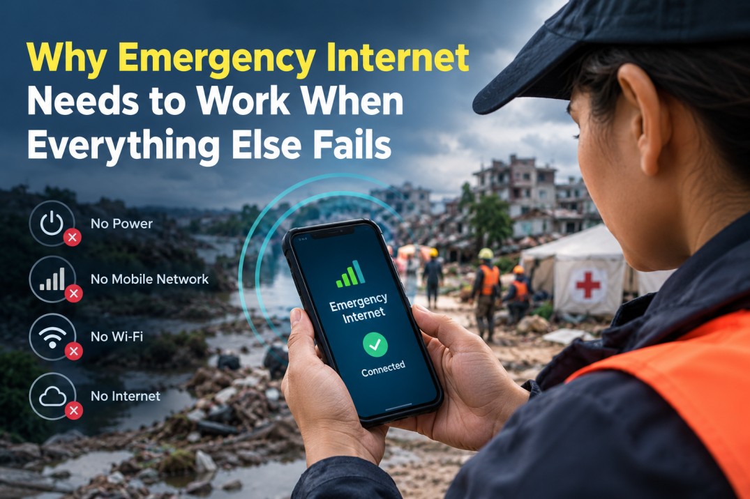 Why Emergency Internet Needs to Work When Everything Else Fails